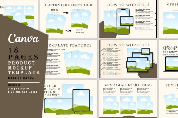 Download Seller Mockup Template Canva - Mockup Collection