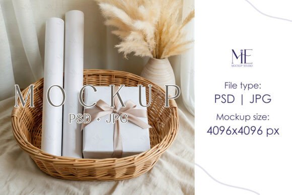 Download Gift Wrapping Paper Roll Mockup Gift - Mockup Collection